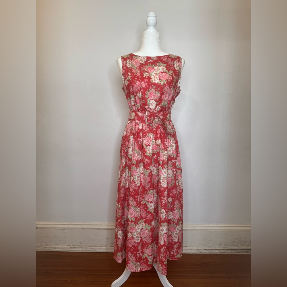 Laura Ashley Pink Floral Dress